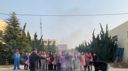 The Factory Conducted A Fire Drill